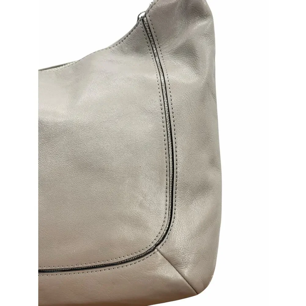 Coach Kristin Spectator Snake Purse Shoulder Bag Women's Gray Croc Leather Luxe